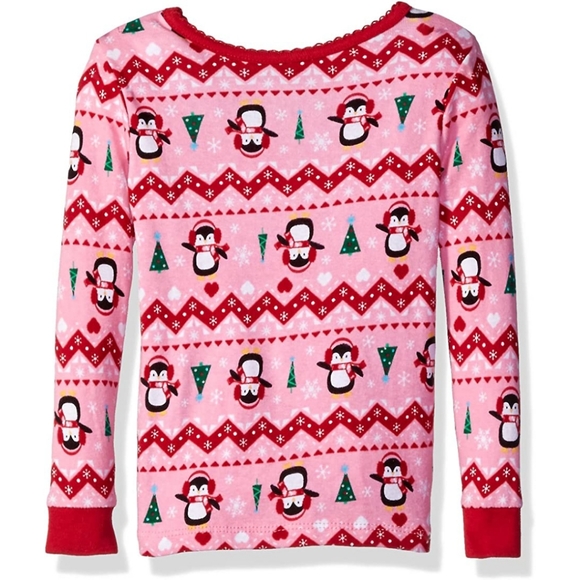 Komar Kids Girls Toddler I Love Snow Days 2pc Pajama Set - Picture 2 of 7